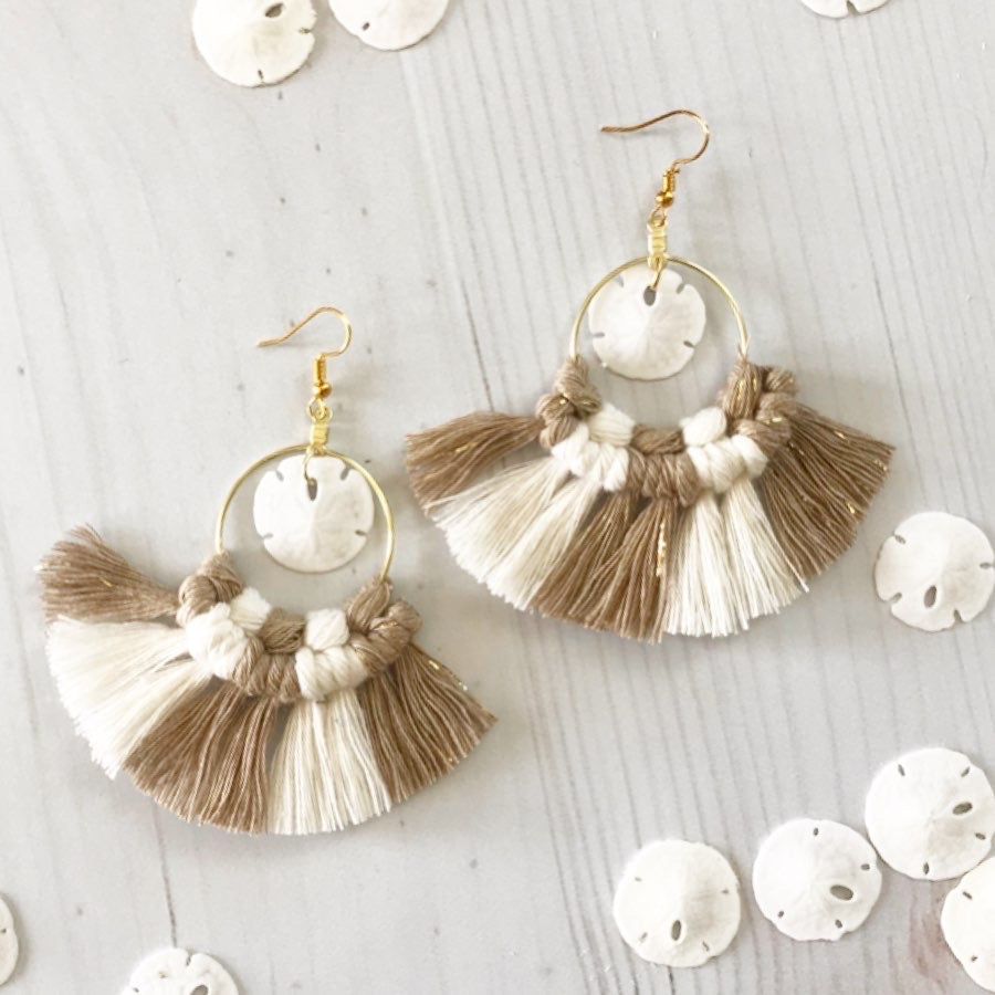 Sand Dollar Hoops