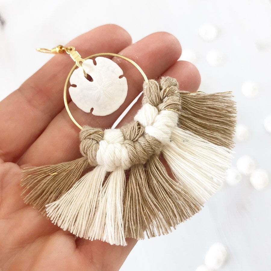 Sand Dollar Hoops