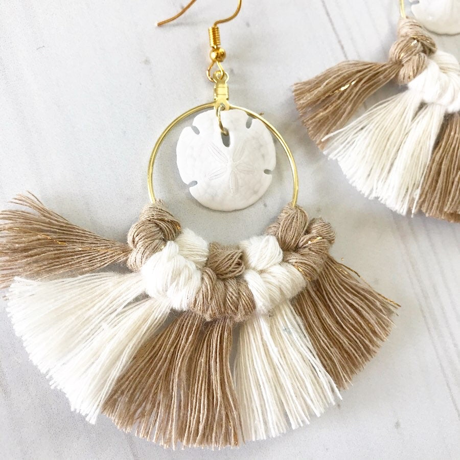 Sand Dollar Hoops