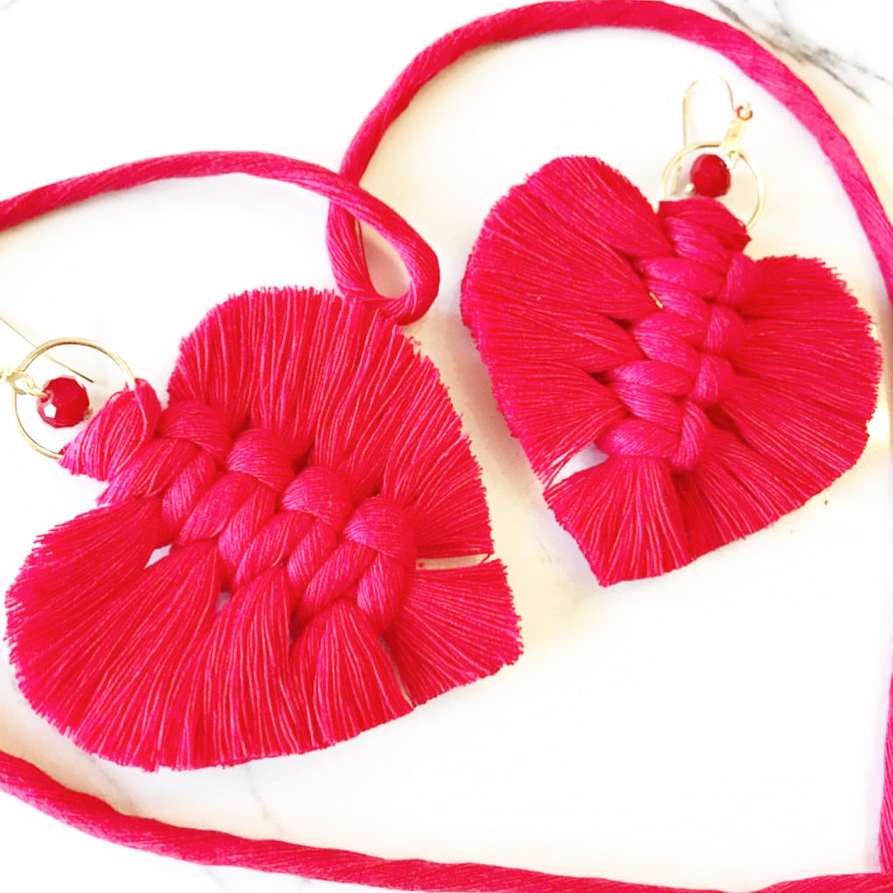 Macrame Hearts