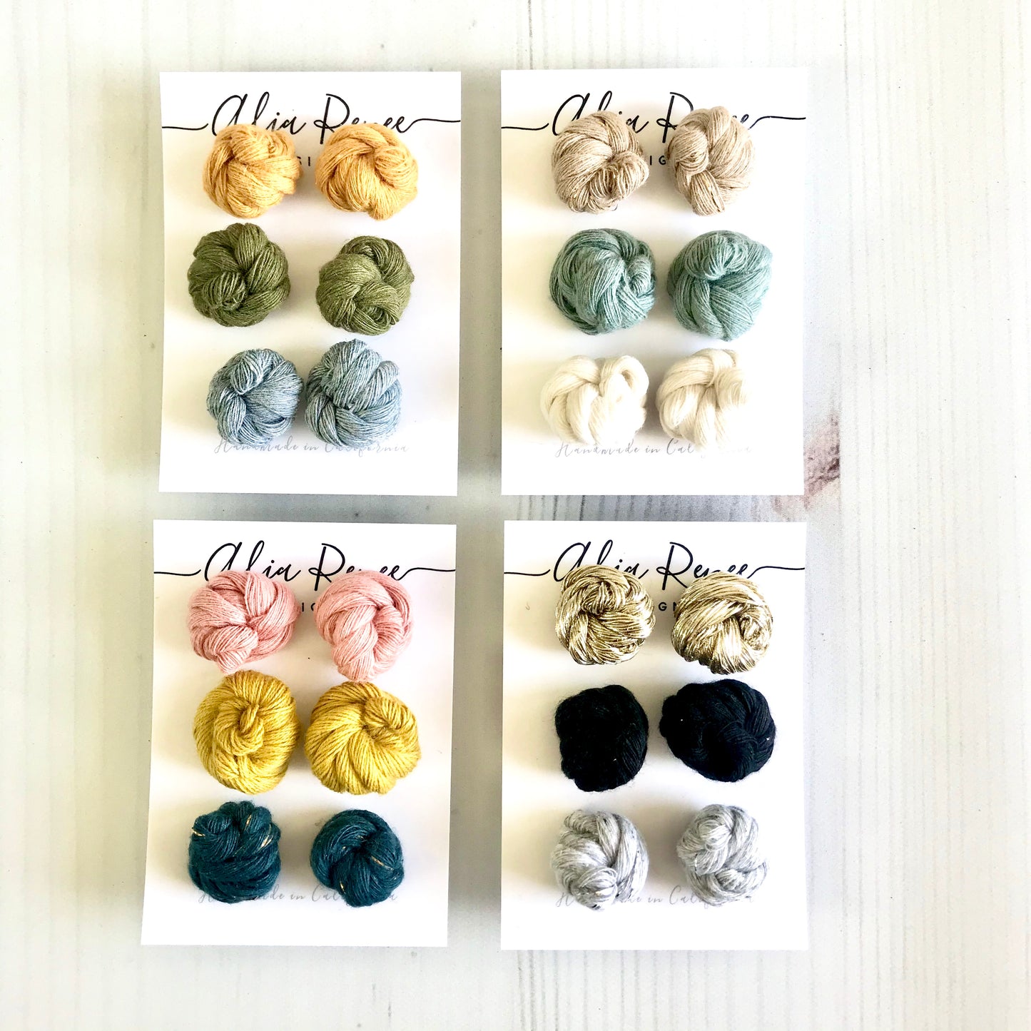 Top (Left)-Fall Staples, Top (Right)-Beach Vibes, Bottom (Left)- Modern Rainbow, Bottom (Right)-Neutral