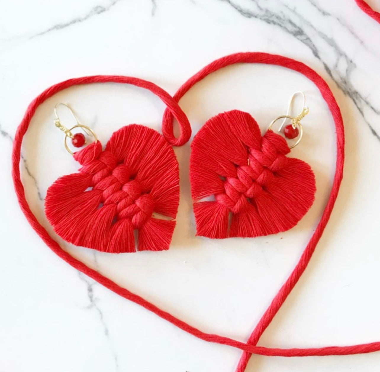 Macrame Hearts