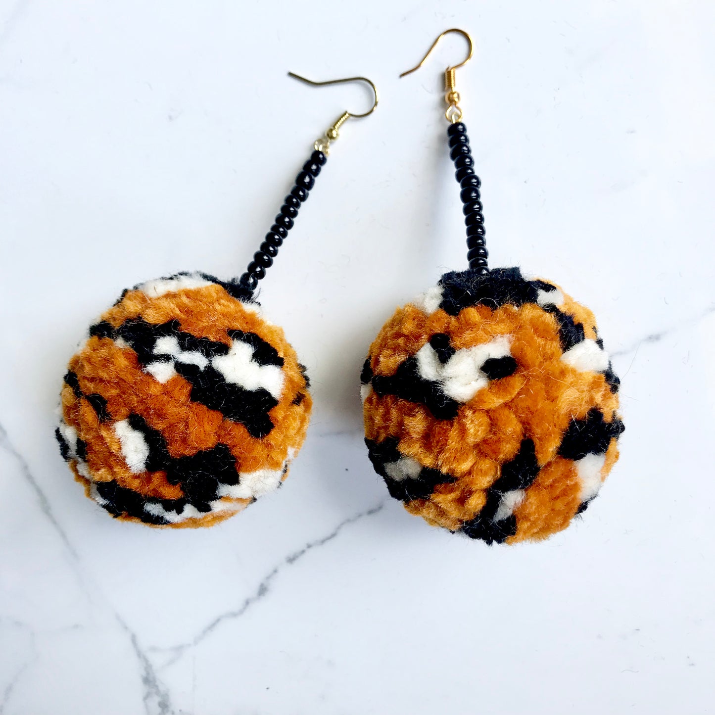 "Kitty" Leopard Poms