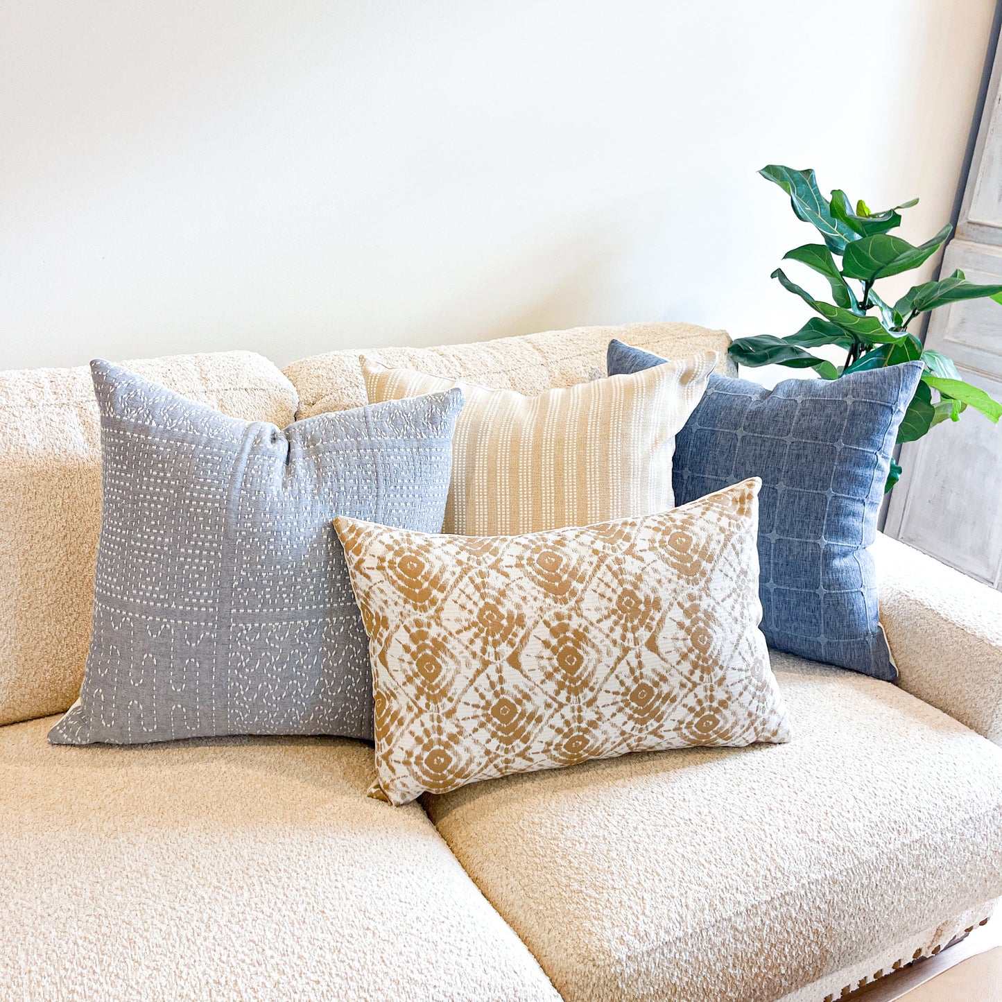 "Beach House" 4 Pillow Combination