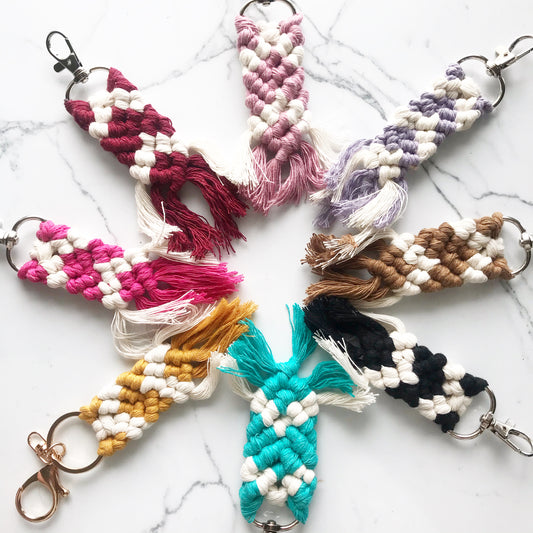Macrame Key Ring