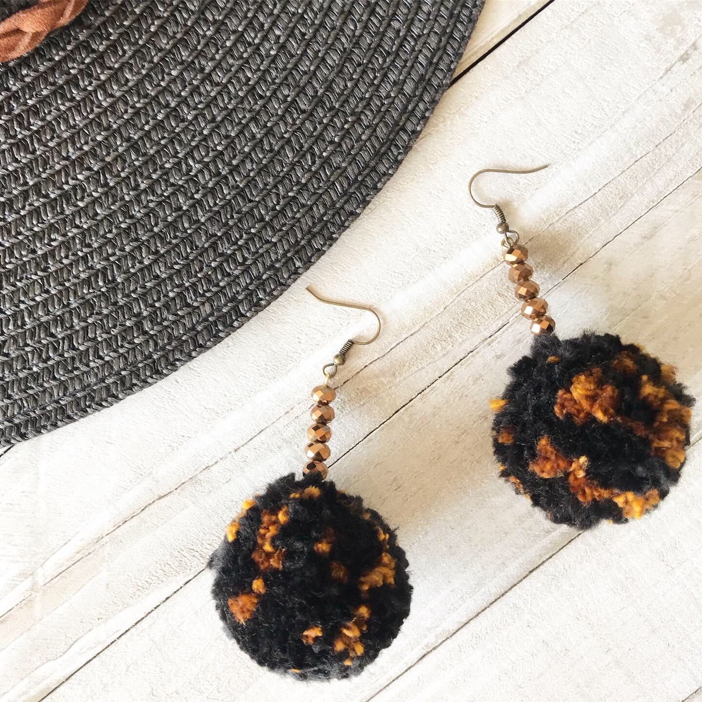 "Kitty" Leopard Poms