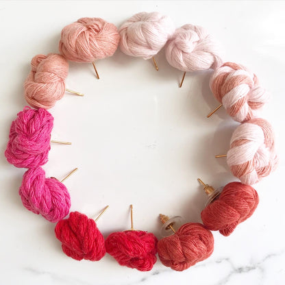 "Rosebud" Studs