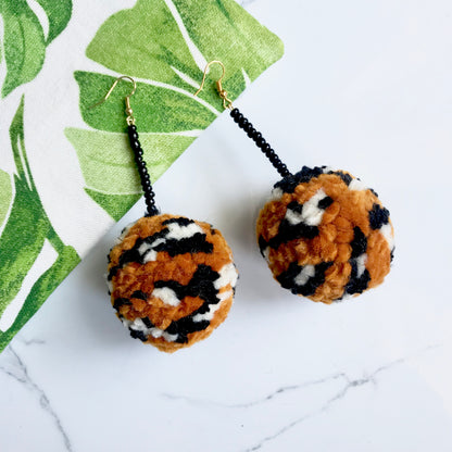 "Kitty" Leopard Poms